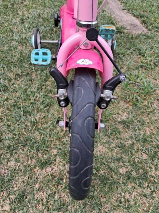Bicicleta niña Decathlon 14 rosa