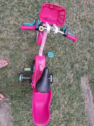 Bicicleta niña Decathlon 14 rosa