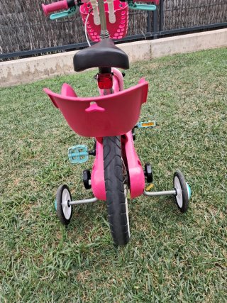 Bicicleta niña Decathlon 14 rosa