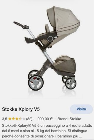 Passeggino Stokke Xplory beige + Winter Kit