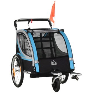 Remolque de Bicicleta para Niños y Carrito 2 en 1