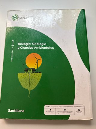 Biología, Geología y Ciencias Ambientales 1 bach