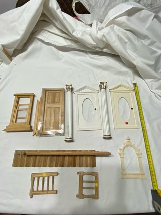 Piezas construcción casita muñecas