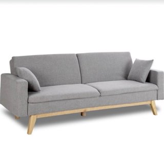 Sofá Cama Gris Tela