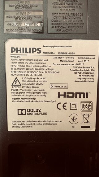 Televisor Philips 32 pulgadas