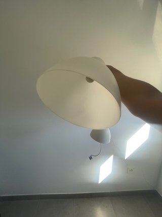Lámpara de techo colgante blanca