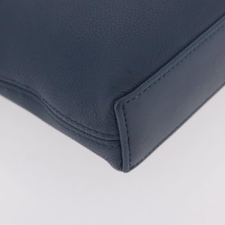 LOUIS VUITTON Takeoff Pouch Cowhide leather Blue