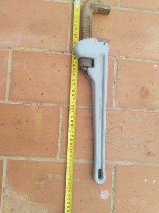 Llave de fontanero pipe wrench