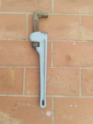 Llave de fontanero pipe wrench