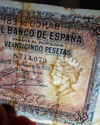 🇪🇸 Billete 25 Pesetas 1926