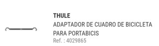 Portabicicletas Thule ClipOn 9103 + Adaptador 9115