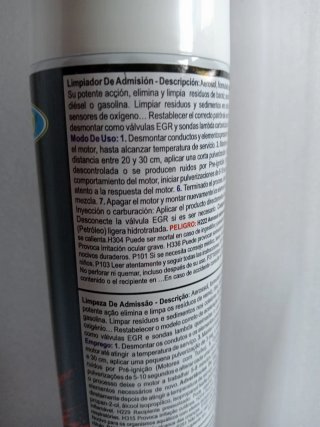 Limpiador de Admisión TRATAUTO coches 300ml