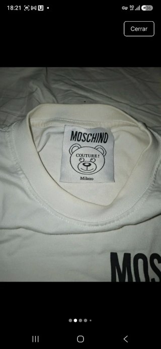Camiseta Moschino Teddy Bear Talla M