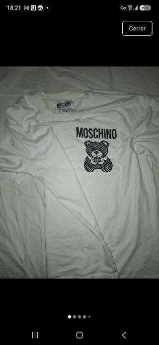 Camiseta Moschino Teddy Bear Talla M