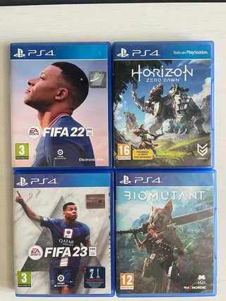 PS4 Slim 500GB + Juegos (Sin Mando)