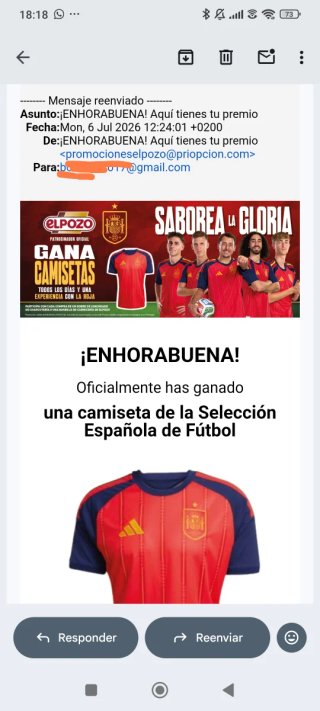 Camiseta España oficial 2026 Adidas Talla L
