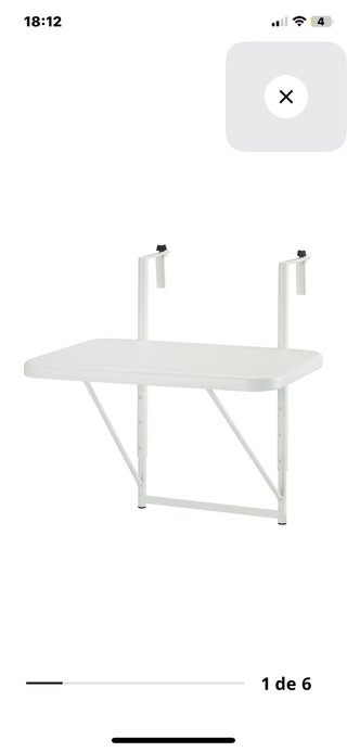 Mesa Terraza Ikea Torparo Madera