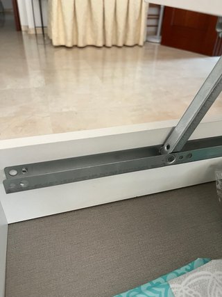 Mesa centro salón abatible