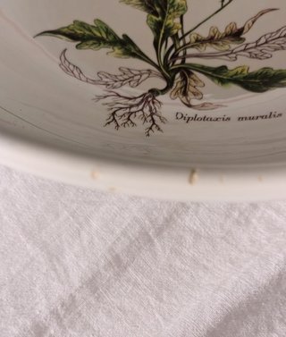 Zuppiera vintage porcellana floreale