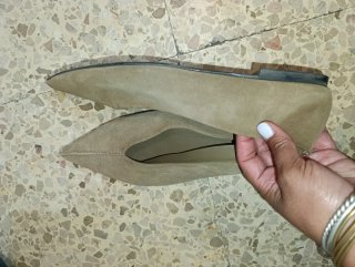 Zapatillas Zara Talla 40 Beige/Gris