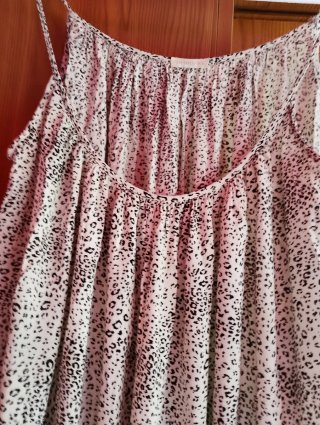 Vestido largo estampado