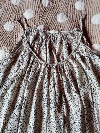 Vestido largo estampado