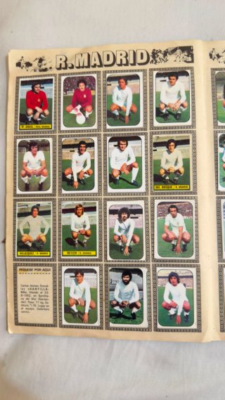 Album Futbol Campeonato Liga 1976/77