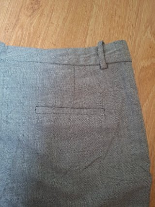 Pantalón ZARA BASIC mujer gris