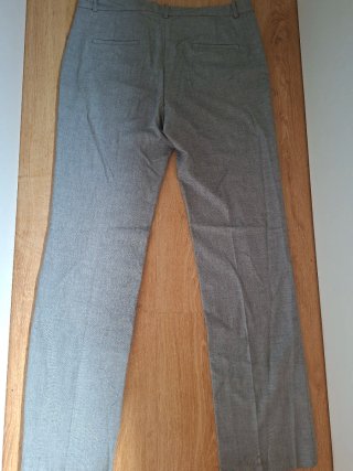 Pantalón ZARA BASIC mujer gris