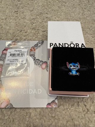 Charm original de Pandora Stitch Azul