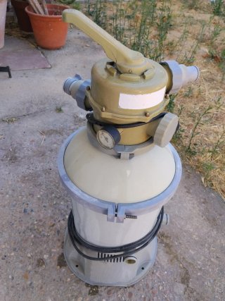 Depuradora de arena Bestway Beige/Verde Oliva