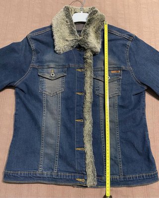 Chaqueta vaquera QS T38 con pelo
