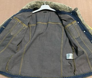 Chaqueta vaquera QS T38 con pelo