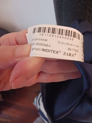 Bolsa tote Zara rayas asa piel nueva con etiquetas