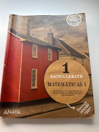 Matemáticas I 1 Bachillerato | Anaya