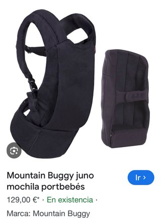 Mochila Portabebés Mountain Buggy Juno Negra