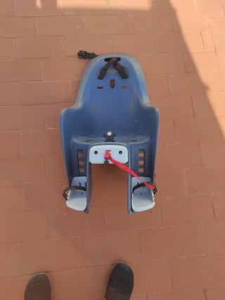 Silla bici para niños azul