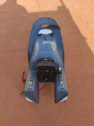 Silla bici para niños azul
