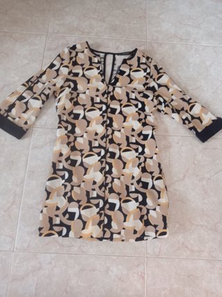 Vestido Zara estampado