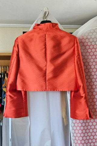 Conjunto vestido y chaqueta bolera