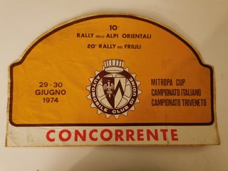 Targa Rally Alpi Orientali 1974