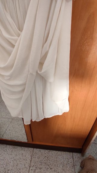 Vestido Zara Blanco