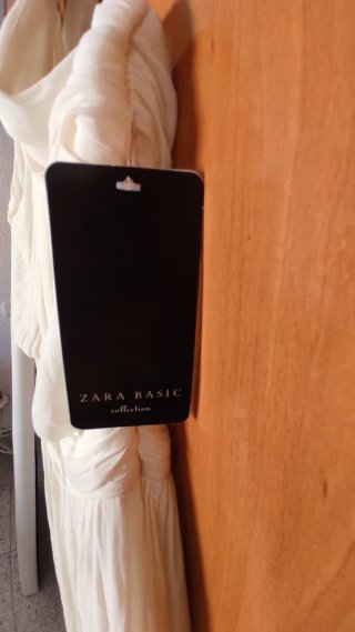 Vestido Zara Blanco