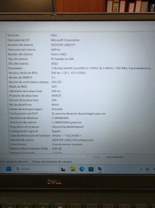 Portátil Dell Vostro 5402 i5 1135G7 8GB 256GB 14