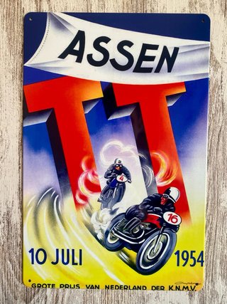 (818) Cartel TT Assen 1954 Vintage