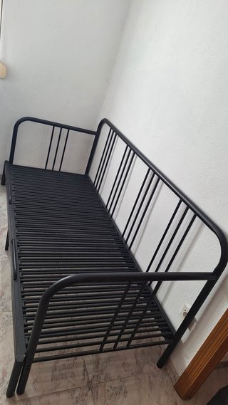 Cama Diván Fyresdal IKEA Negra