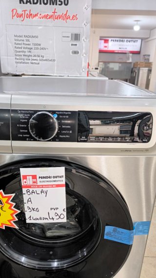 OFERTA Lavadora Nueva Balay 9kg A con garantía .