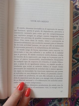 "VIVIR SIN MIEDO"=2€ + un regalito