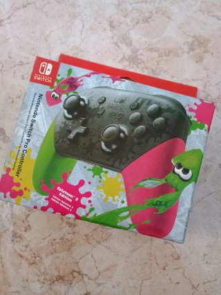 Mando Nintendo Switch Pro Splatoon 2 Edition