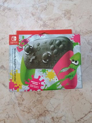 Mando Nintendo Switch Pro Splatoon 2 Edition